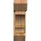 Ekena Millwork Balboa Slat Rough Sawn Bracket w/ Offset Brace, Western Red Cedar, 8"W x 26"D x 26"H BKT0806X26X26BOA06RWR - alternate 4